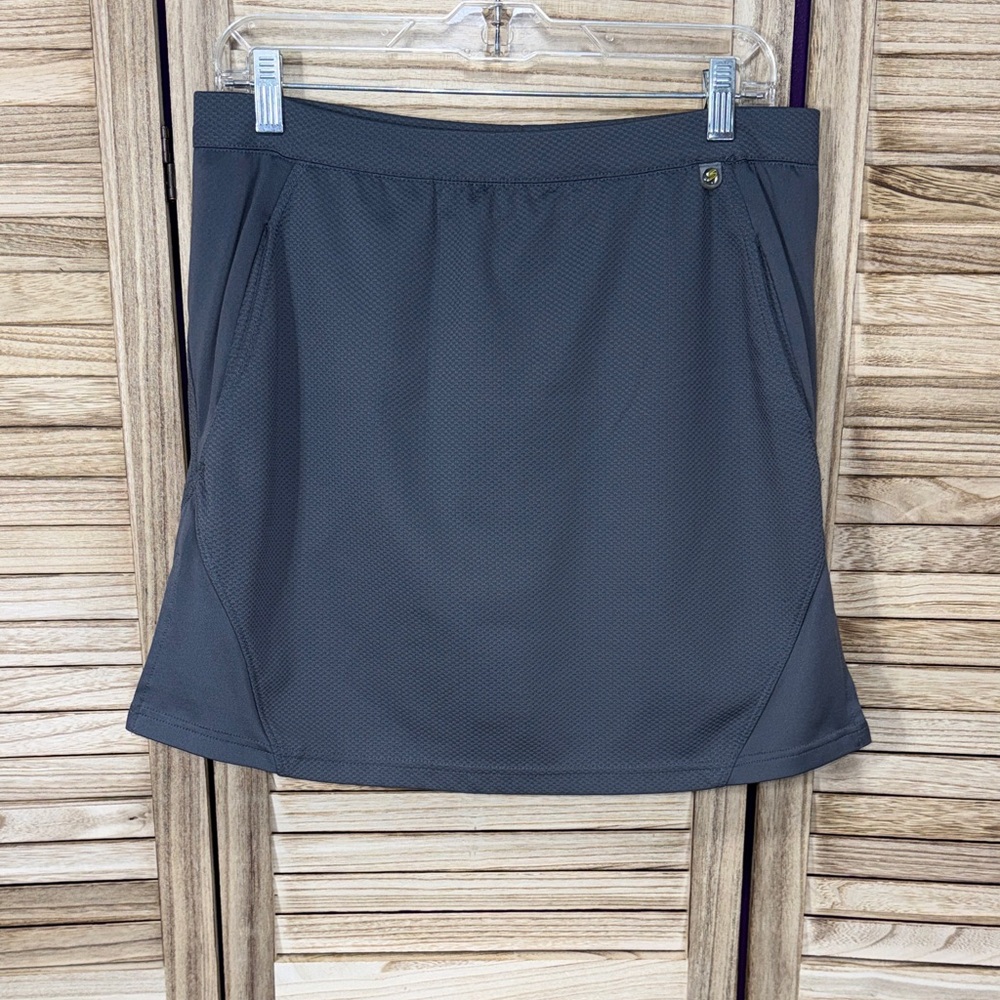 Swing Skort Gray Athletic Pockets Size M